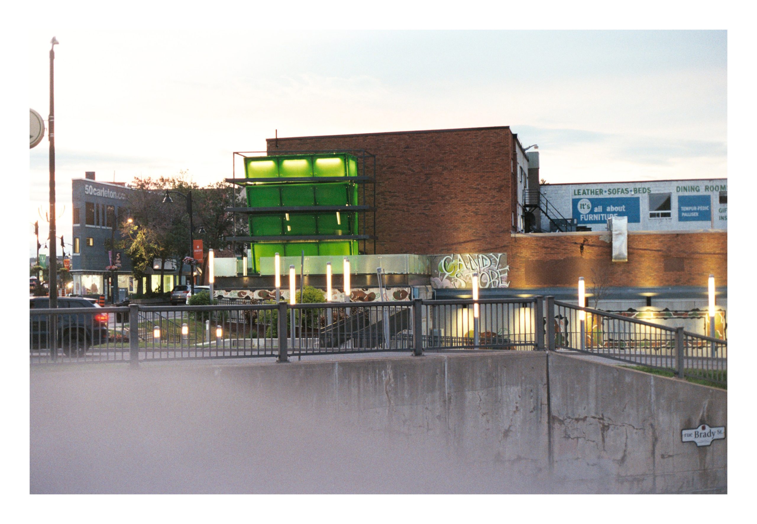 Green downtown structure