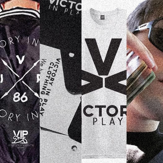 Victory In Play visual collage